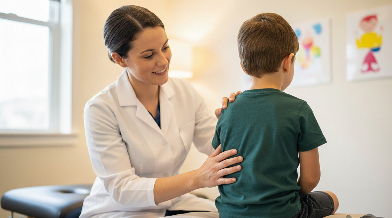Chiropratique pédiatrique - traitement doux pour les enfants